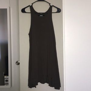 Forest green Lulu's swing dress.